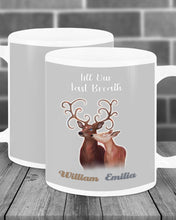 Load image into Gallery viewer, Custom Name Deers Gift For Boyfriend Till Our Last Breath Mug
