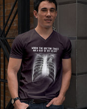 Load image into Gallery viewer, When The Doctor Takes An X-ray My Heart Gift For Parrot Lovers Guys V-Neck

