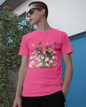 Load image into Gallery viewer, German Wirehaired Pointer With Peonies Gift For Dog Lovers Guys Tee
