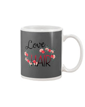 Load image into Gallery viewer, Love Is In The Hair Flower Gift For Women Mug
