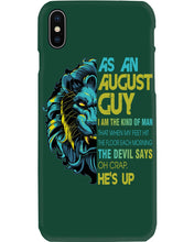 Load image into Gallery viewer, As An August I Am The Kind Of Man Lion Birthday Gift Phone case
