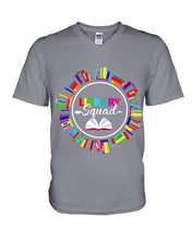 Load image into Gallery viewer, Librarian Library Squad Special Custom Design For Book Lovers Guys V-Neck
