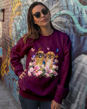 Load image into Gallery viewer, Pekingese With Peonies Gift For Dog Lovers Sweatshirt
