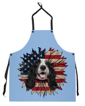 Load image into Gallery viewer, English Cocker Spaniel US Sunflower Gift For Dog Lovers Apron
