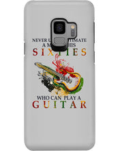 Load image into Gallery viewer, Never Underestimate A 60 Year Old Man Can Play A Guitar Phone case
