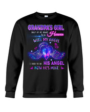 Load image into Gallery viewer, Wings Gift For Angel Grandpa Half Of My Heart Is In Heaven Sweatshirt
