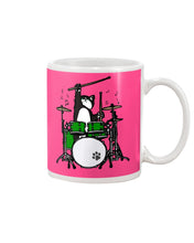 Load image into Gallery viewer, Funny Cat Playing Drums Great Gift For Cat Lovers Mug

