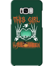 Load image into Gallery viewer, This Girl Loves Halloween Gift For Girls Phone case
