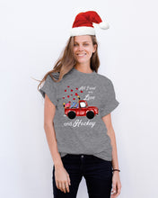 Load image into Gallery viewer, All I Need Are Love And Hockey Gift For Hockey Players Guys Tee
