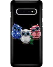 Load image into Gallery viewer, Lovely Phone Case Three Owl With US Flag Gift For Owl Lovers Phone case
