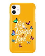 Load image into Gallery viewer, Butterfly Live Laugh Love Gift For Lover Phone case
