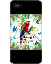 Load image into Gallery viewer, Scarlet Macaw With Butterflies I Am Always With You Gift For Lover Phone case
