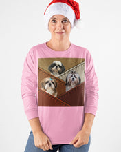 Load image into Gallery viewer, Three Cute Shih Tzu In Bag Gift For Dog Lovers Unisex Long Sleeve

