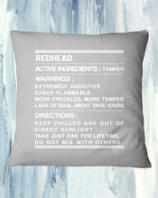 Load image into Gallery viewer, Sorry This Guy Is Already Taken By A Smart And Sexy Redhead Gift For Men Pillow Cover

