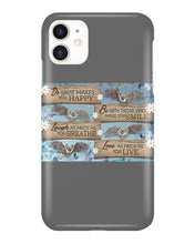 Load image into Gallery viewer, Do What Makes You Happy With Bats Gift For Girls Phone case
