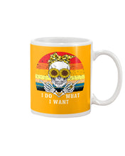 Load image into Gallery viewer, I Do What I Want Skull Sunflower Special Custom Design Mug
