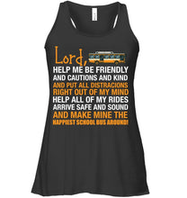 Load image into Gallery viewer, Lord Help Me Be Friendly And Cautions And Kind Gift Ladies Flowy Tank
