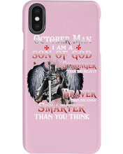 Load image into Gallery viewer, October Man Son Of God Birthday Meaningful Gift For Men Phone case

