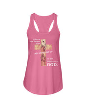 Load image into Gallery viewer, I Know One Person Who Will Never Give Up  Special Custom Design Ladies Flowy Tank
