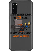Load image into Gallery viewer, A Man Loves Beer And Dachshund Gift For Dog Lovers Phone case
