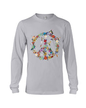 Load image into Gallery viewer, Hummingbird And Peace Sign Gift For Girls Unisex Long Sleeve
