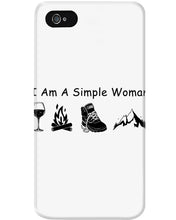 Load image into Gallery viewer, Simple Woman Loves Wine Camping Shoes And Climbing Phone case
