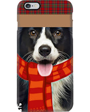 Load image into Gallery viewer, Santa Border Collie In Stock Gift For Dog Lovers Phone case
