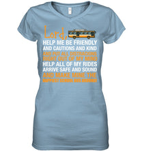 Load image into Gallery viewer, Lord Help Me Be Friendly And Cautions And Kind Gift Ladies V-Neck
