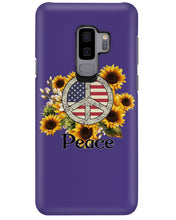 Load image into Gallery viewer, Peace Sign Sunflower Birthday Gift For Girls Phone case
