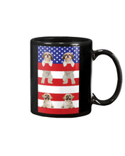 Load image into Gallery viewer, America USA FLag In My Heart Shih Tzu Gift For Dog Lovers Mug
