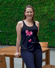 Load image into Gallery viewer, Butterfly Faith Breast Cancer Awareness Meaningful Gift Ladies Flowy Tank
