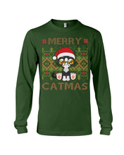 Load image into Gallery viewer, Merry Catmas Cute Funny Gifts Unisex Long Sleeve

