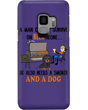 Load image into Gallery viewer, A Man Loves Beer And Dachshund Gift For Dog Lovers Phone case
