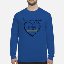 Load image into Gallery viewer, Sewing I'm A Simple Woman Gift For Women Unisex Long Sleeve
