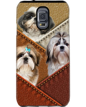 Load image into Gallery viewer, Three Cute Shih Tzu In Bag Gift For Dog Lovers Phone case
