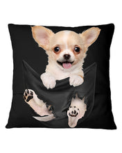 Load image into Gallery viewer, Market Trendz Chihuahua In Pocket Birthday Gift Pillow Cover
