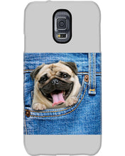 Load image into Gallery viewer, baby Pug In Denim Pocket Gift For Dog Lovers Phone case
