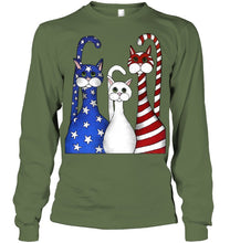 Load image into Gallery viewer, Cat Happy America  Independence's Day Special Custom Design Unisex Long Sleeve
