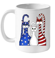 Load image into Gallery viewer, Cat Happy America  Independence's Day Special Custom Design Mug
