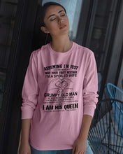 Load image into Gallery viewer, A Spoiled Wife Of An October Grumpy Old Man Birthday Meaningful Gift Unisex Long Sleeve
