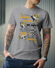 Load image into Gallery viewer, My Only Sunshine Make Me Happy Special Custom Design Guys Tee

