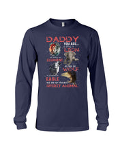 Load image into Gallery viewer, Daddy You Are As Strong As Lion Trending Gift For Animal Lovers Unisex Long Sleeve

