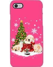 Load image into Gallery viewer, Funny Golden Retrievers Sleep In Red Boots Gift For Dog Lovers Phone case
