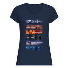 Load image into Gallery viewer, Attack Of The Clones A New Hope Ladies V-Neck
