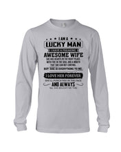 Load image into Gallery viewer, She Is Everything To Me My Freaking Awesome Wife Gift For Family Unisex Long Sleeve
