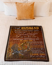 Load image into Gallery viewer, For Husband I Take You To Be My Best Friend Fleece Blanket
