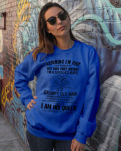 Load image into Gallery viewer, A Spoiled Wife Of An October Grumpy Old Man Birthday Meaningful Gift Sweatshirt
