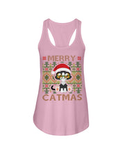 Load image into Gallery viewer, Merry Catmas Cute Funny Gifts Ladies Flowy Tank

