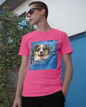 Load image into Gallery viewer, Australian Shepherd In Denim Pocket Gift For Dog Lovers Guys Tee
