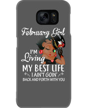 Load image into Gallery viewer, Betty Boop February Girl Living My Best Life Birthday Meaningful Gift Phone case
